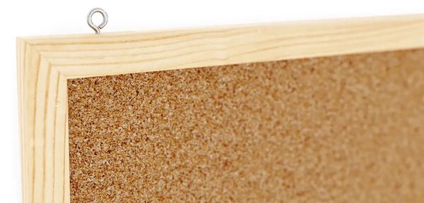 ALLboards korková tabule 100x40 cm dřevěný rám NATURAL