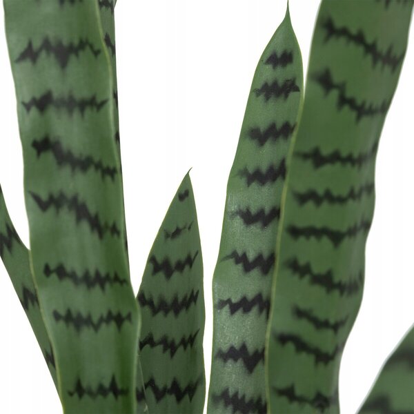 Okrasná sansevieria v květináči 90 cm Velká umělá rostlina Do domu i zahrady