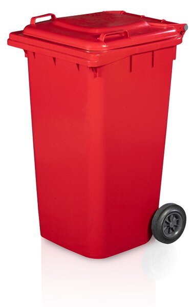 Popelnice 240 l červená