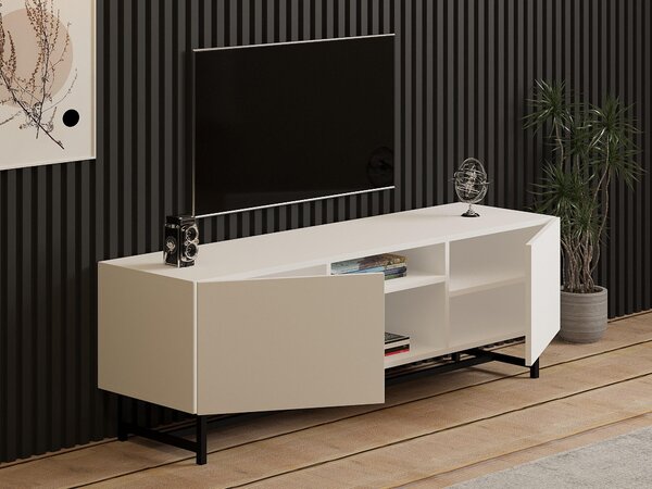 TV stolek/skříňka Twiggy (bílá). Akce -23%