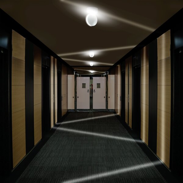 Nástěnné LED svítidlo 360°, 1x LED 6w, 4000k, w
