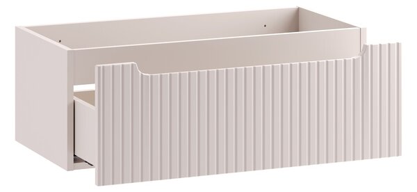 Comad Závěsná skříňka Nova Cashmere Sky se zápustným umyvadlem 80 cm kašmírová