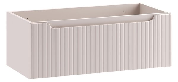 Comad Závěsná skříňka Nova Cashmere Sky se zápustným umyvadlem 80 cm kašmírová