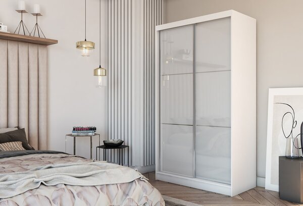Kvalitní Šatní Skříň Viviana 240 cm Bílá