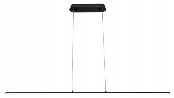 Lampa sufitowa wisząca 120cm 4000K LED Lustr černý Silné jasné světlo