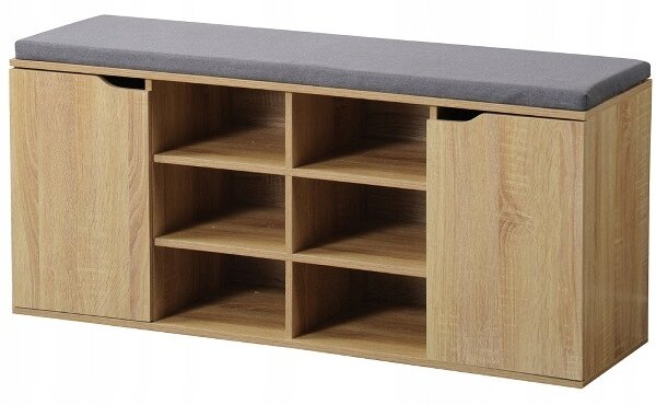 Botník s sedátkem Kesper 103 x 48 x 30,5 cm, odstíny hnědé