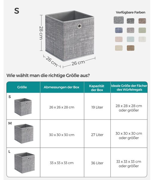 Set stohovatelných boxů RFB026G01 (6 ks)