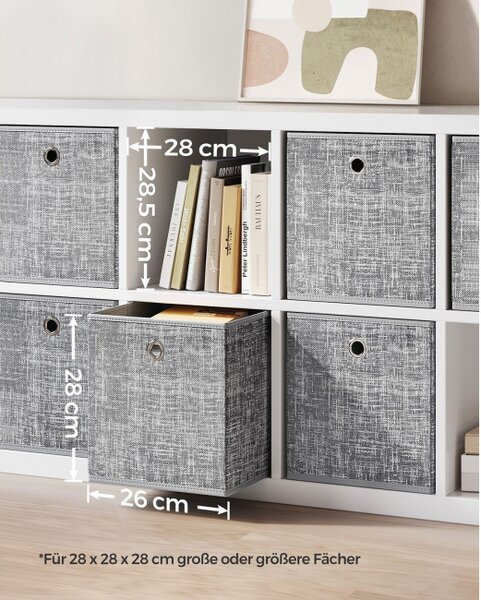 Set stohovatelných boxů RFB026G01 (6 ks)