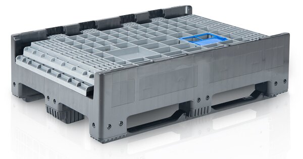 Skládací bigbox 120x80x95 3 ližiny - 2x vkl.okno