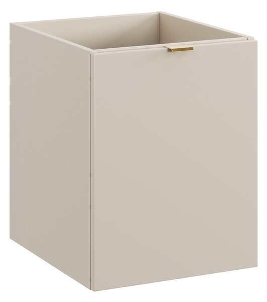 Comad Závěsná skříňka Dalia Cashmere Nature Magic s košem na prádlo, deskou a umyvadlem 100 cm kašmírová/dub cremona
