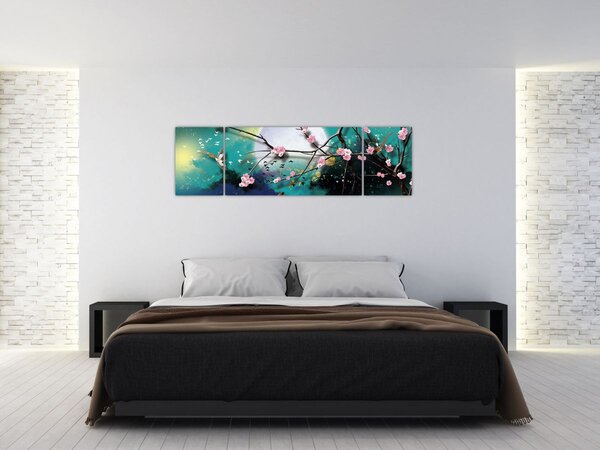 Obraz - Strom, grafika (170x50 cm)