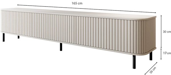 RTV komoda ZYLIO 165N bílá