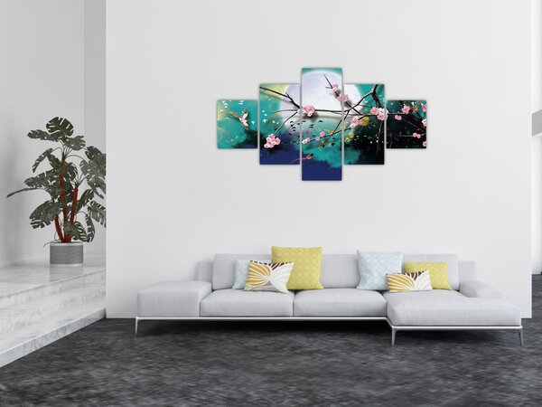 Obraz - Strom, grafika (125x70 cm)