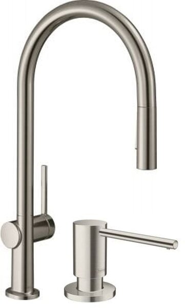 Sada kuchyňská baterie Hansgrohe Talis M54 72801800, dávkovač tekutin Hansgrohe A41 40438800