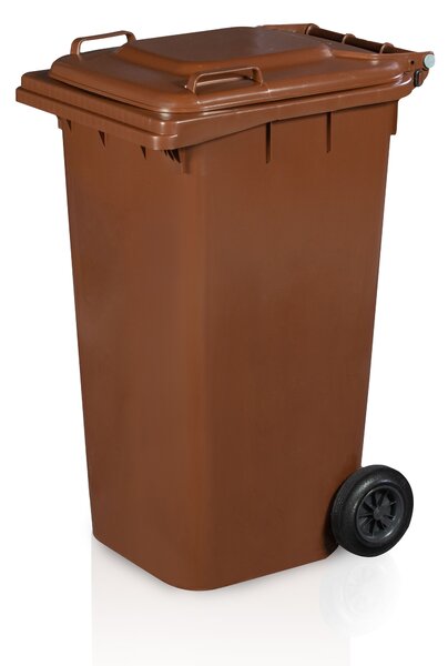 Popelnice 240 l hnědá