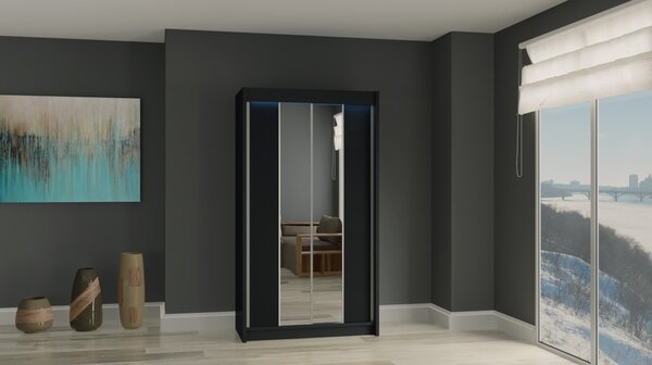 Kvalitní Šatní Skříň Luzon 120 cm Bílá