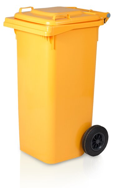 Popelnice 120 l žlutá