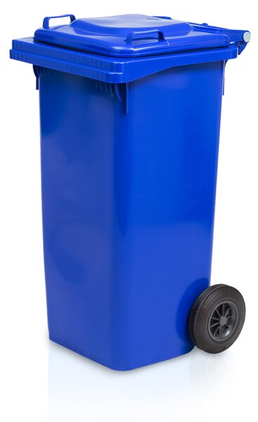 Popelnice 120 l modrá