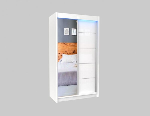 Kvalitní Šatní Skříň Makira 120 cm Dub sonoma
