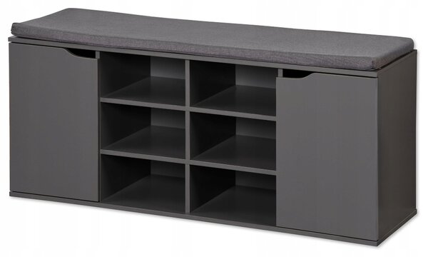 Botník Kesper 103 x 48 x 30,5 cm černý