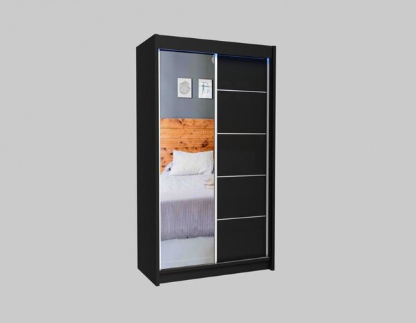 Kvalitní Šatní Skříň Makira 120 cm Dub sonoma