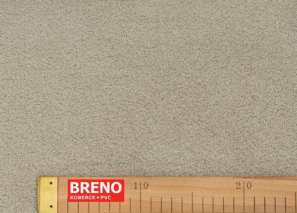 Breno Metrážový koberec SOFTISSIMO 39 béžový, šíře 400 cm, Béžová/Hnědá