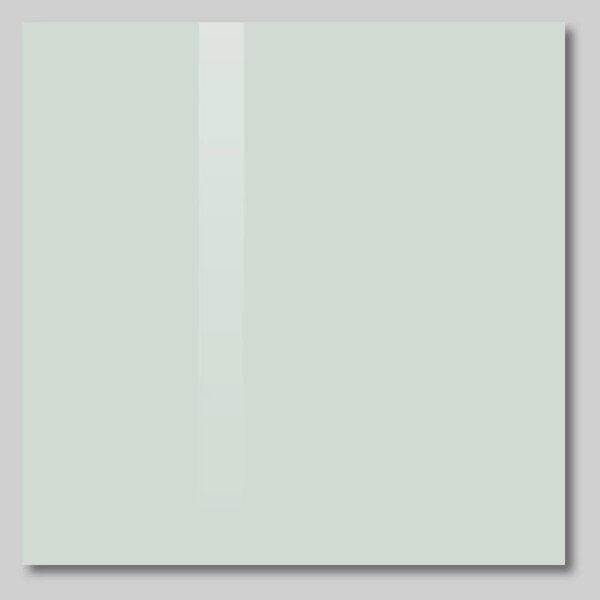Bílá satinová skleněná magnetická nástěnka Smatab® - 100 x 65 cm