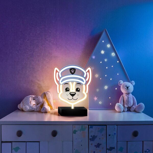 Noční lampa Tlapková patrola, vícebarevná