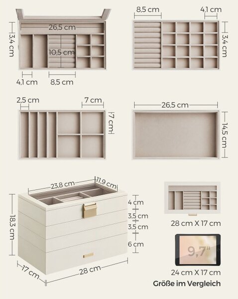 Šperkovnice JBC164W01
