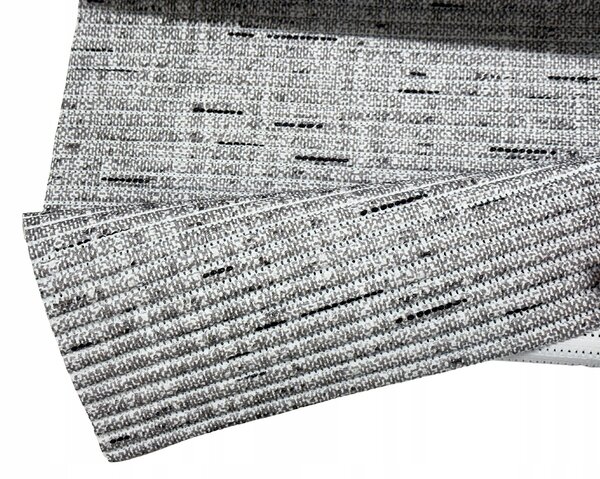 Koupelnová předložka na metry, protiskluzová, šedá, 280x65 cm