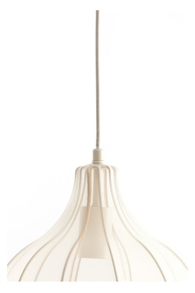 Béžové závěsné svítidlo s textilním stínidlem ø 29 cm Elati – Light & Living