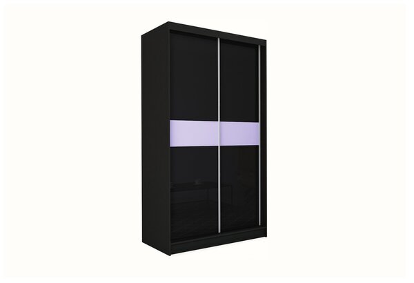 Kvalitní Šatní Skříň Tanna 150 cm Černá/bílá