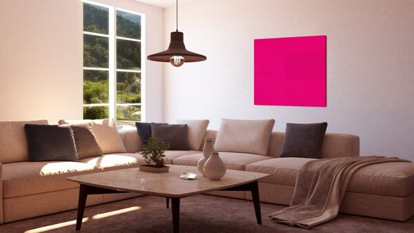 Allboards, Magnetická skleněná tabule Magenta madness 45x45 cm, TS45x45_0_100_22_3