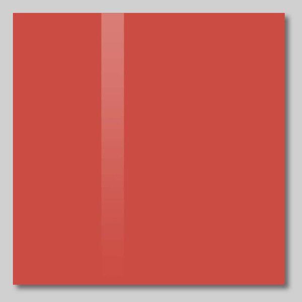 Červená korálová skleněná magnetická tabule pro děti Smatab® - 60 × 90 cm