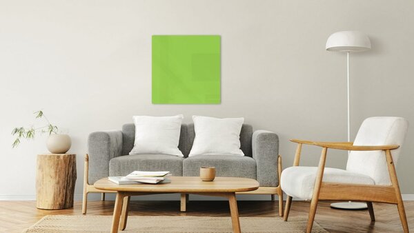 Allboards, Magnetická skleněná tabule Mean green 45x45 cm, TS45x45_46_0_90_0