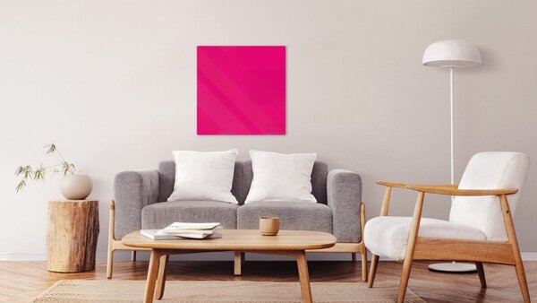 Allboards, Magnetická skleněná tabule Magenta madness 45x45 cm, TS45x45_0_100_22_3