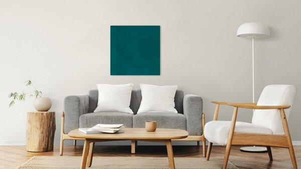 Allboards,Magnetická skleněná tabule Teal Appeal 45x45 cm, TS45x45_96_16_42_57