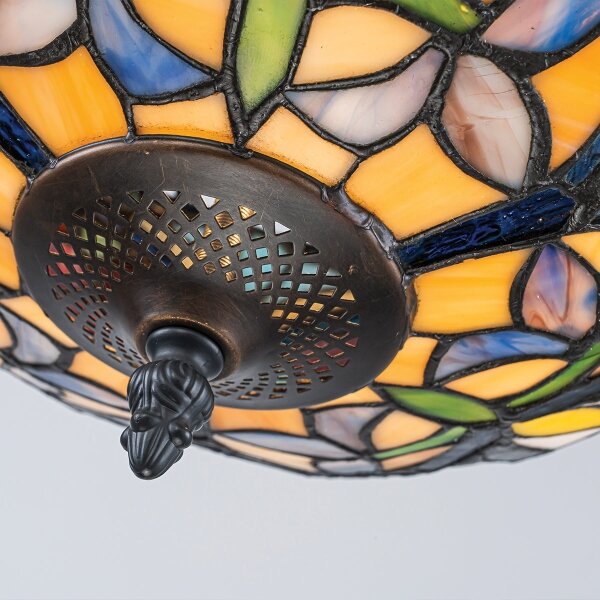 Quoizel QZ-LARISSA-SF - Přisazený lustr Tiffany LARISSA 2xE27/60W/230V