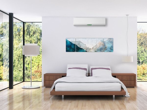 Obraz - Kresba hor (170x50 cm)