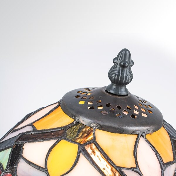 Quoizel QZ-LARISSA-TL-S - Stolní lampa Tiffany LARISSA 1xE14/40W/230V