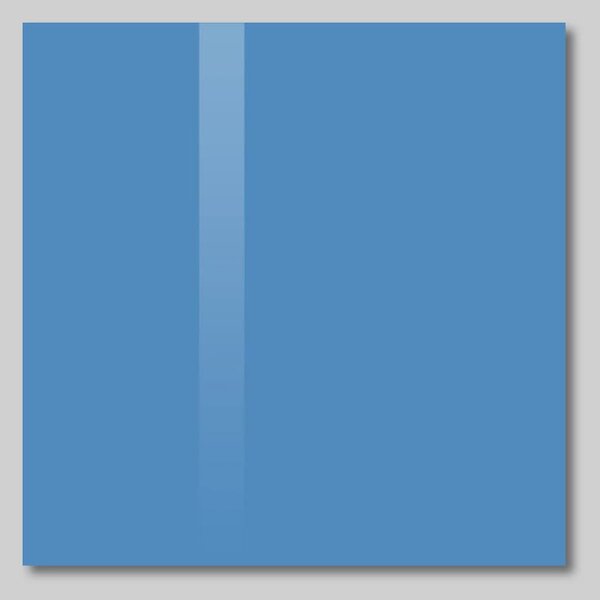 Modrá coelinová skleněná pracovní a kancelářská tabule Smatab® - 100 x 65 cm
