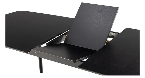 Actona Jídelní rozkládací stůl Montreux 180/219 cm černý