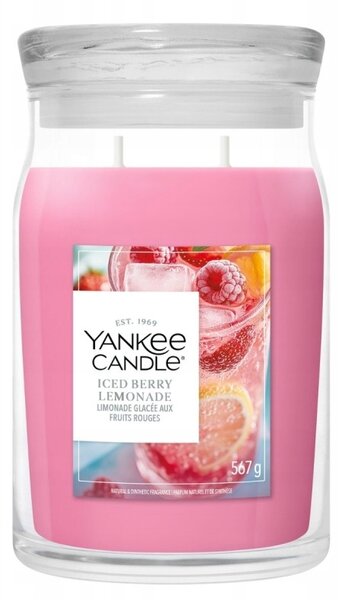 Vonná svíčka Yankee Candle Signature velká Iced Berry Lemonade 2 knoty