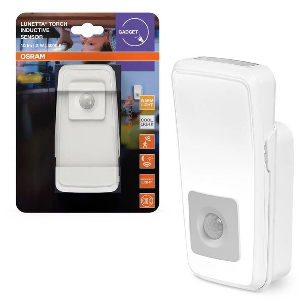 Osram - LED Orientační svítidlo do zásuvky se senzorem LUNETTA LED/2W/230V