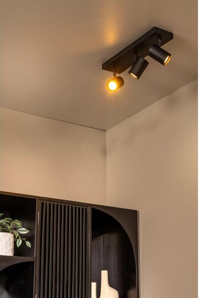 Lucide 53910/03/30 - Bodové svítidlo AMIGO 3xGU10/40W/230V černá