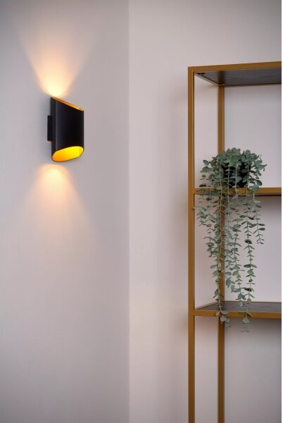 Lucide 09240/01/30 - Nástěnné svítidlo DILETTA 1xG9/40W/230V černá