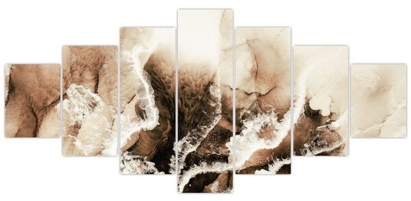 Obraz - Abstrakce (210x100 cm)