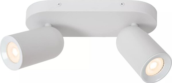Lucide 13958/02/31 - Bodové svítidlo PUNCH 2xGU10/35W/230V bílá