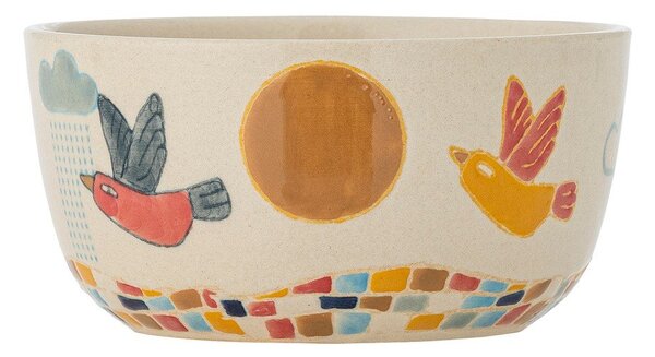 Krémová dětská miska z kameniny ø 12 cm Colorine – Bloomingville Mini