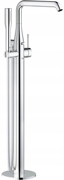 Volně stojící vanová baterie páková Grohe Essence, stříbrná